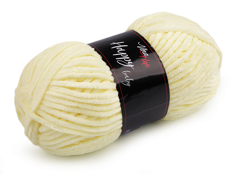 Chenille-Strickgarn Happy Baby, 100 g