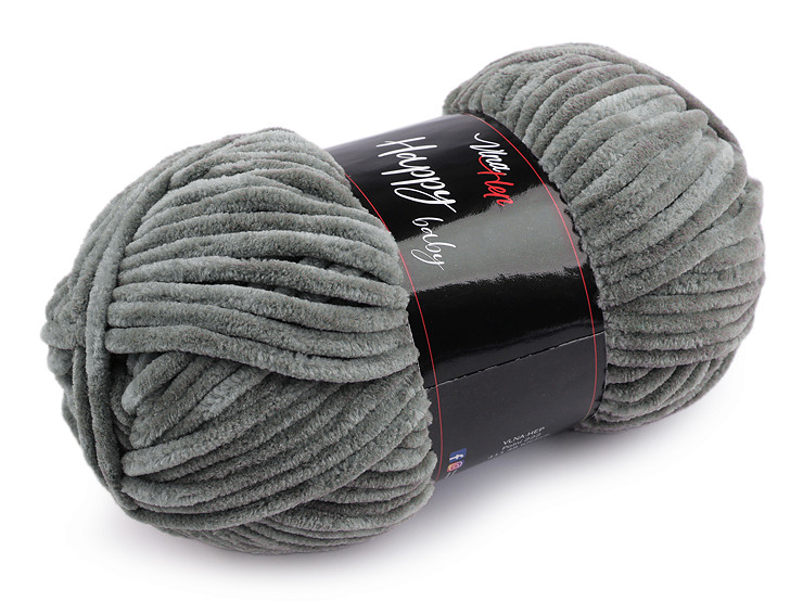 Chenille-Strickgarn Happy Baby, 100 g