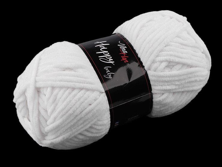 Chenille-Strickgarn Happy Baby, 100 g