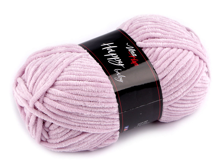 Chenille knitting yarn Happy Baby 100 g