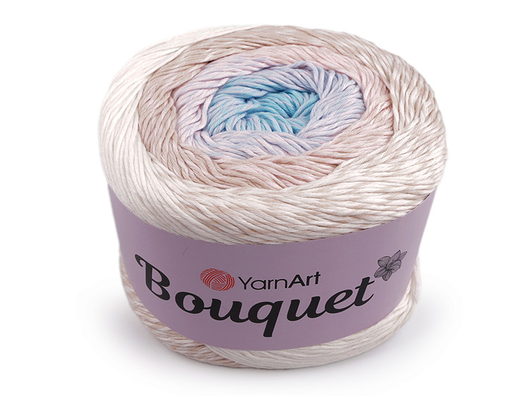 Baumwollstrickgarn Bouquet, 250 g