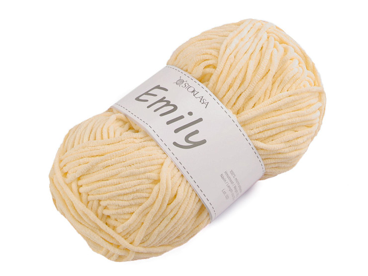 Fire de tricotat chenille Emily 100 g