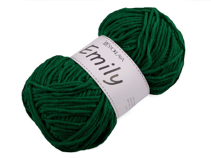 Chenille-Strickgarn Emily, 100 g