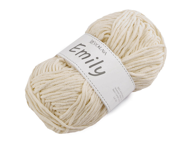 Fire de tricotat chenille Emily 100 g
