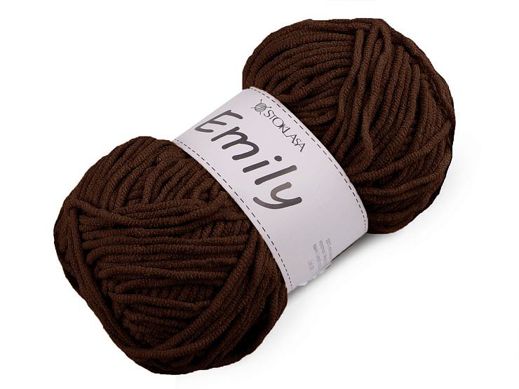 Hilo de chenilla para tricotar Emily 100 g