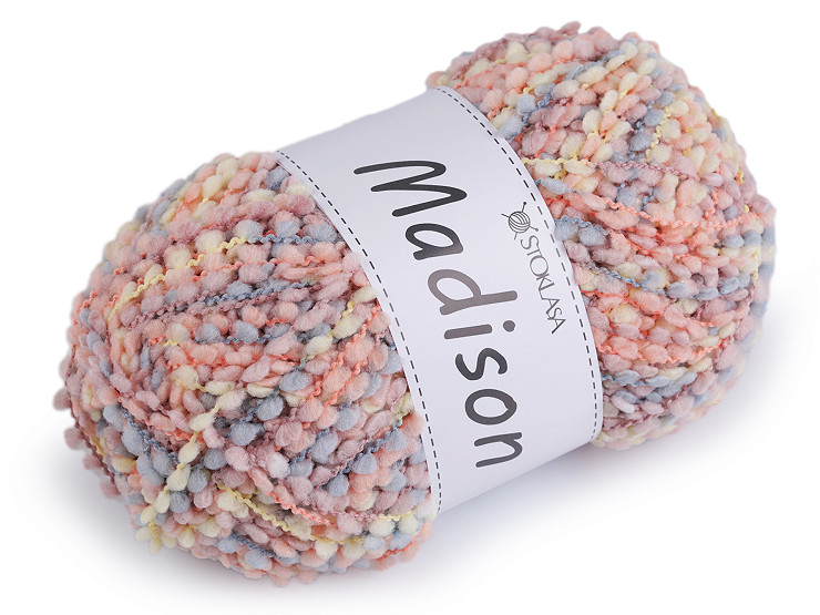 Strickgarn Madison mit Noppen, 100 g