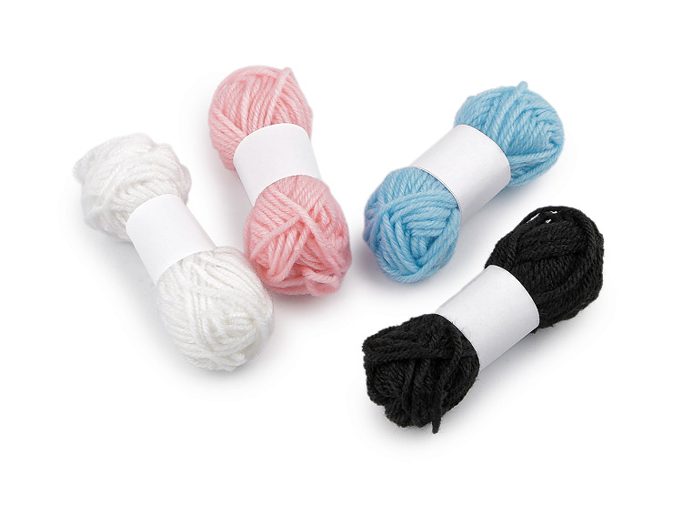  Strickgarn, 10 g, kreativer Mix