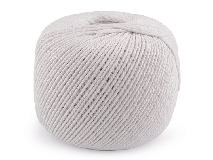 Fil de coton pour macramé, Ø 2 mm, peigné