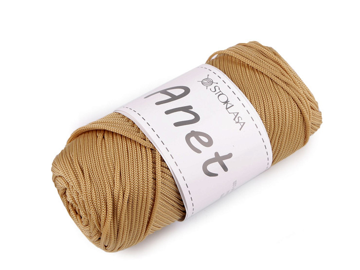 Knitting and crochet yarn Anet macrame Ø2 mm 90 g