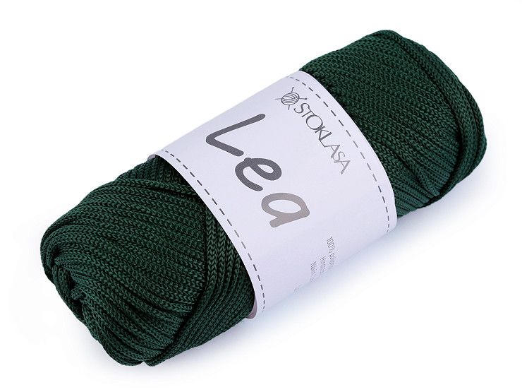 Pelote de laine pour tricot et crochet Macramé Lea, Ø 3 mm, 90 g