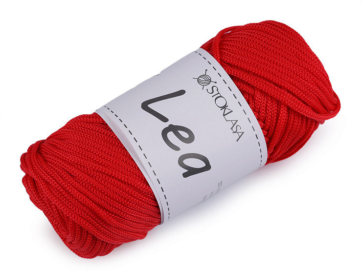 Pelote de laine pour tricot et crochet Macramé Lea, Ø 3 mm, 90 g