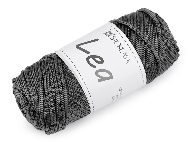 Pelote de laine pour tricot et crochet Macramé Lea, Ø 3 mm, 90 g