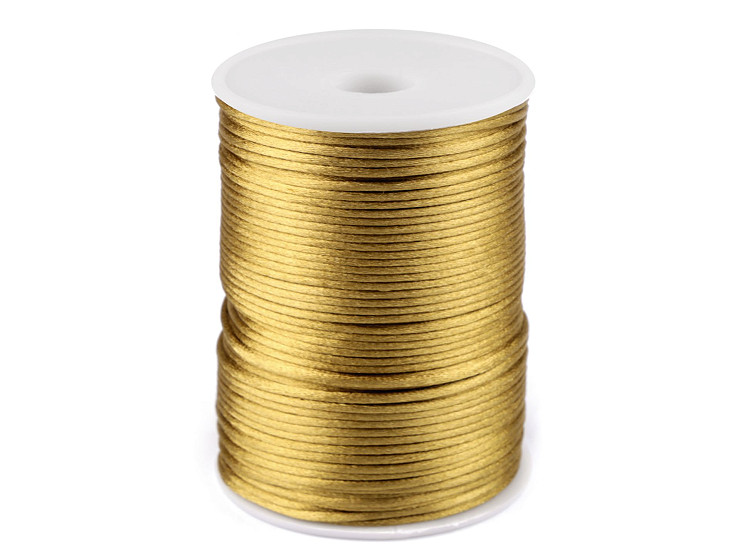 Polyester Rattail Satin Cord Ø2mm 