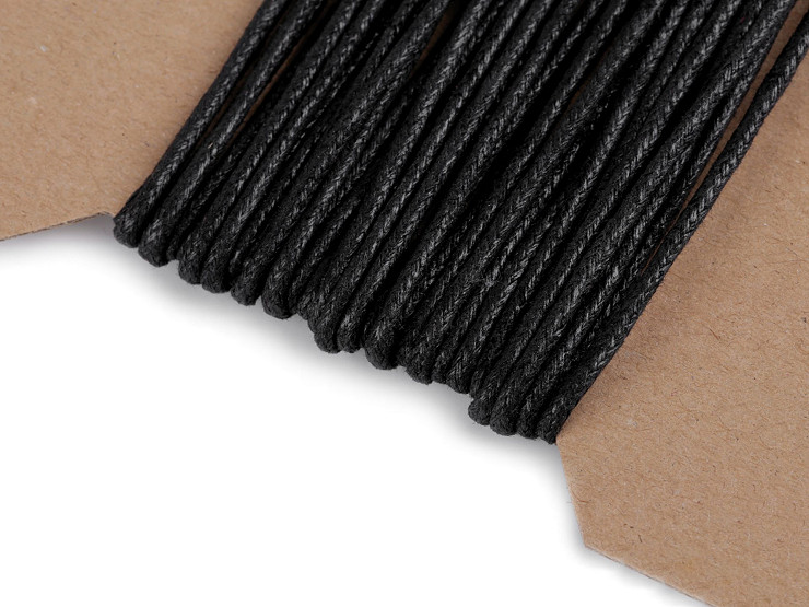 Cotton Waxed Cord Ø2 mm