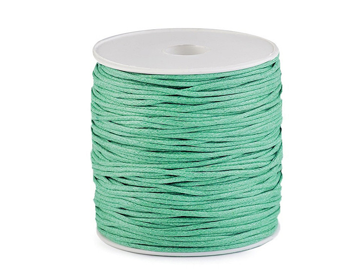 Cordoncino in cotone cerato, dimensioni: Ø 1,5 - 2 mm