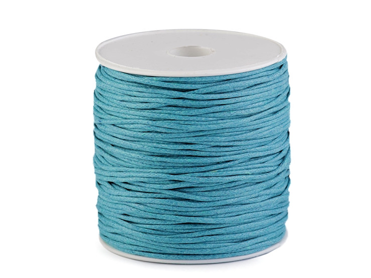 Cordón de algodón encerado Ø1,5-2 mm 