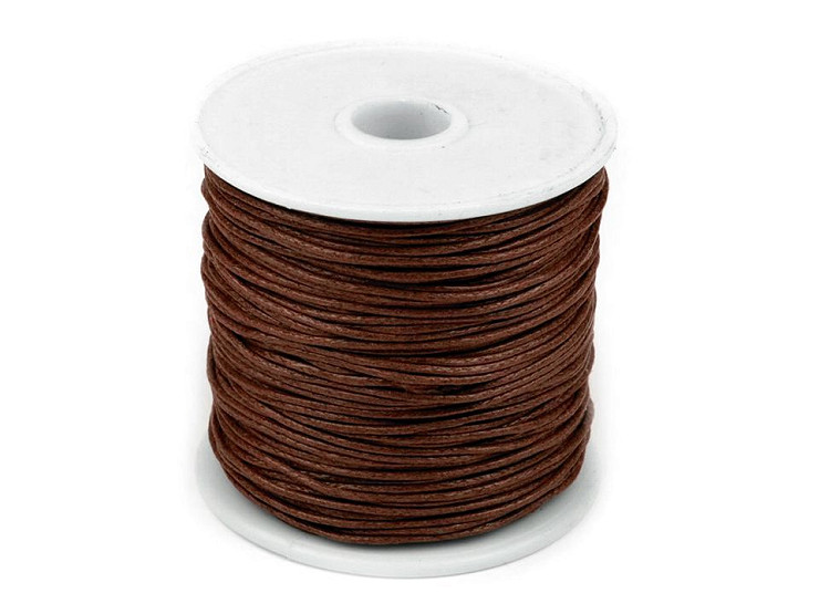 Cordón de algodón encerado Ø0,8 mm