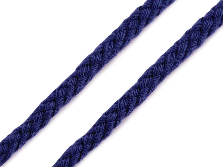 Cordón de algodón para prendas de ropa Ø6 mm