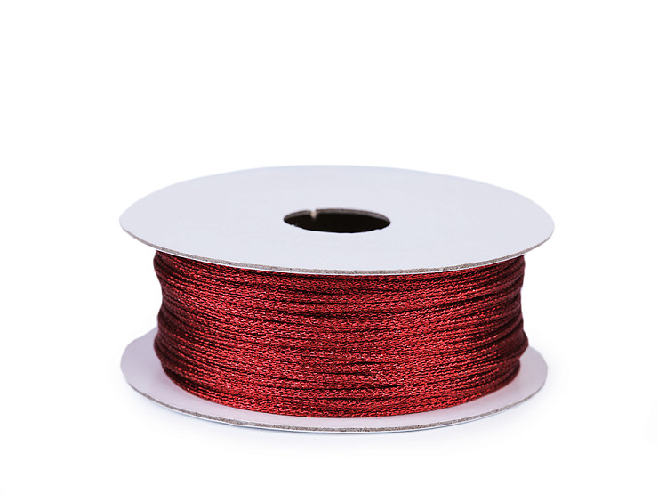 Cuerda/cordón con Lurex, Ø1 mm