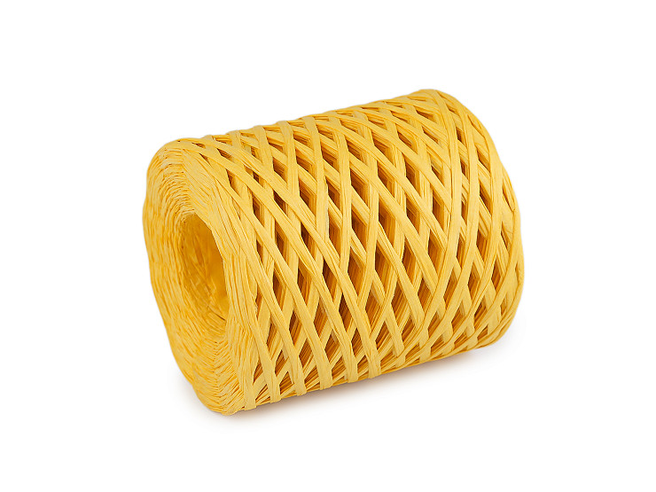 Łyko / rafia naturalna do wyplatania torebek szerokość 5-8 mm