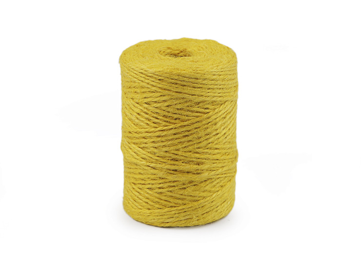 Jutový povrázok Ø2 mm na pletenie a háčkovanie aj na balenie