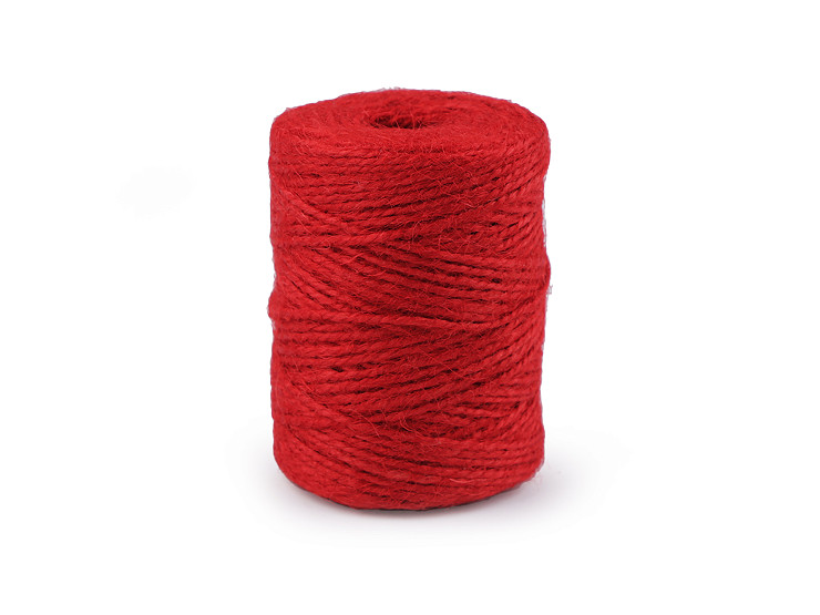 Cordon en jute, Ø 2 mm, pour tricot et crochet