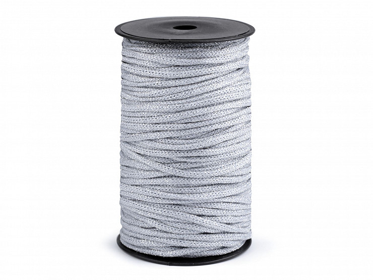 Clothing and Decorative Cord with Lurex Ø6 mm