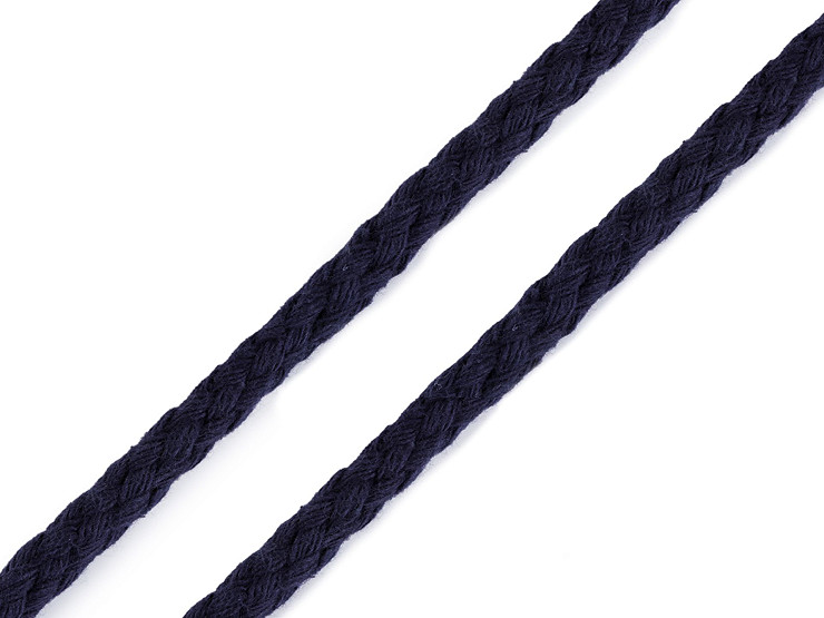Cordón de algodón Ø5 mm trenzado