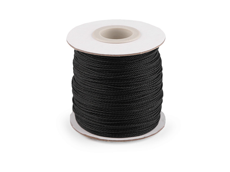 Nylon twisted cord Ø1 mm for creating and making jewelry