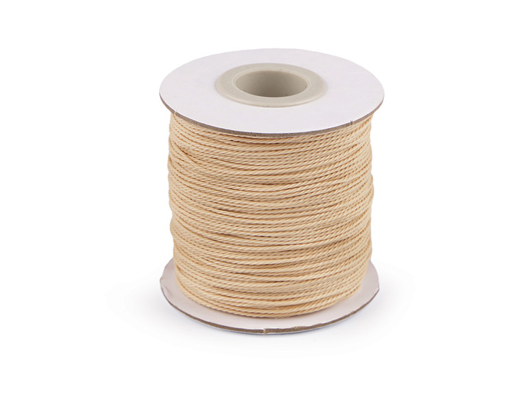 Nylon twisted cord Ø1 mm for creating and making jewelry