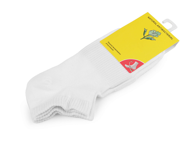 Calcetines tobilleros unisex de algodón antibacteriano