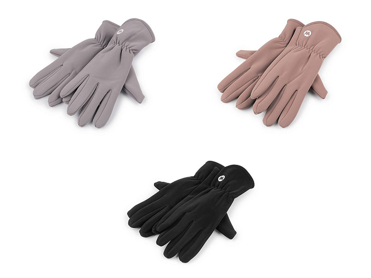 Dámské rukavice zateplené, dotykové