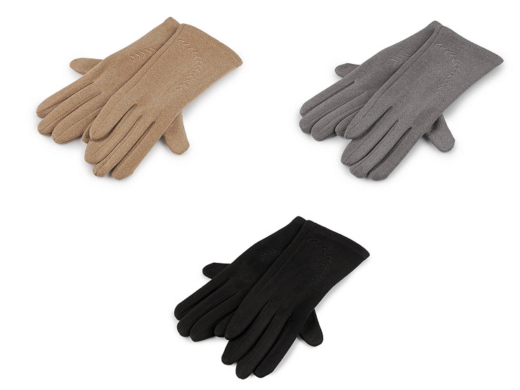 Női átmeneti kesztyű, érintőkesztyű