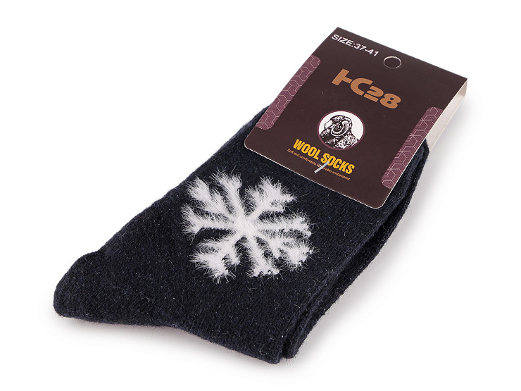 Ponožky vlnené teplé unisex