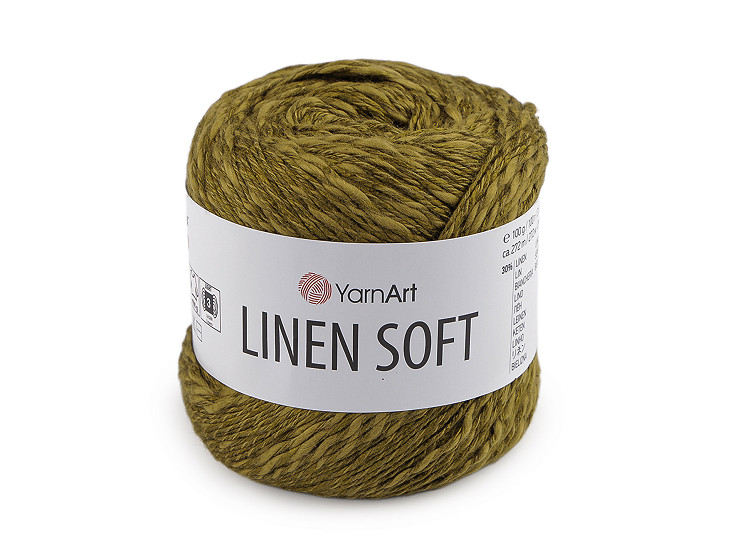 Knitting yarn Linen Soft 100 g