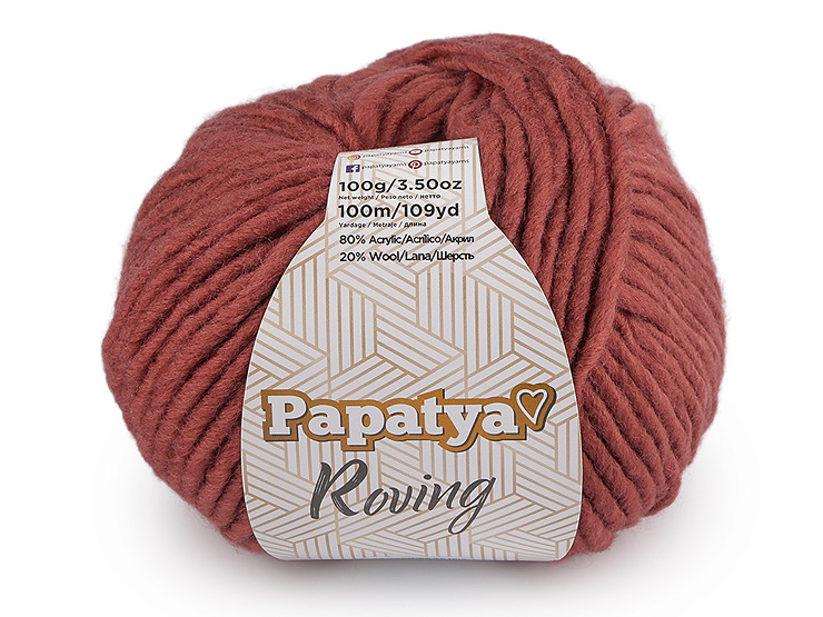Knitting yarn Papatya Roving 100 g