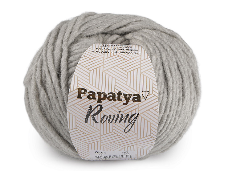 Knitting yarn Papatya Roving 100 g