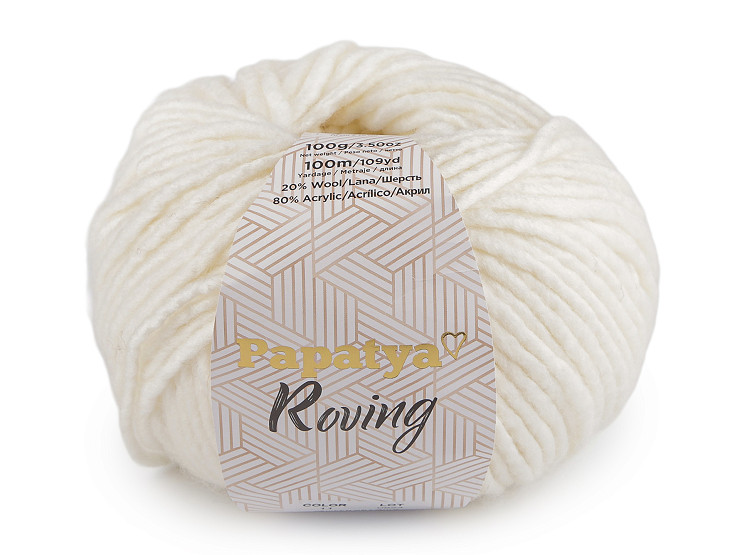 Knitting yarn Papatya Roving 100 g
