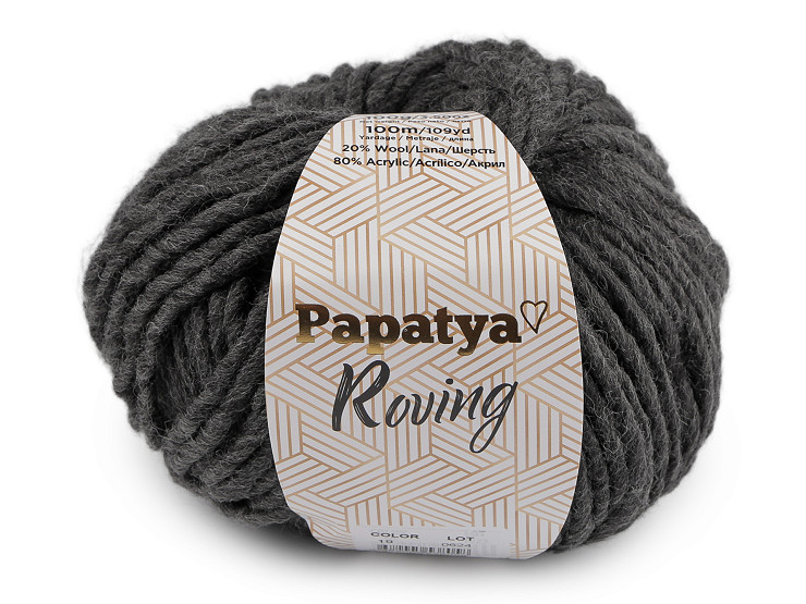 Knitting yarn Papatya Roving 100 g