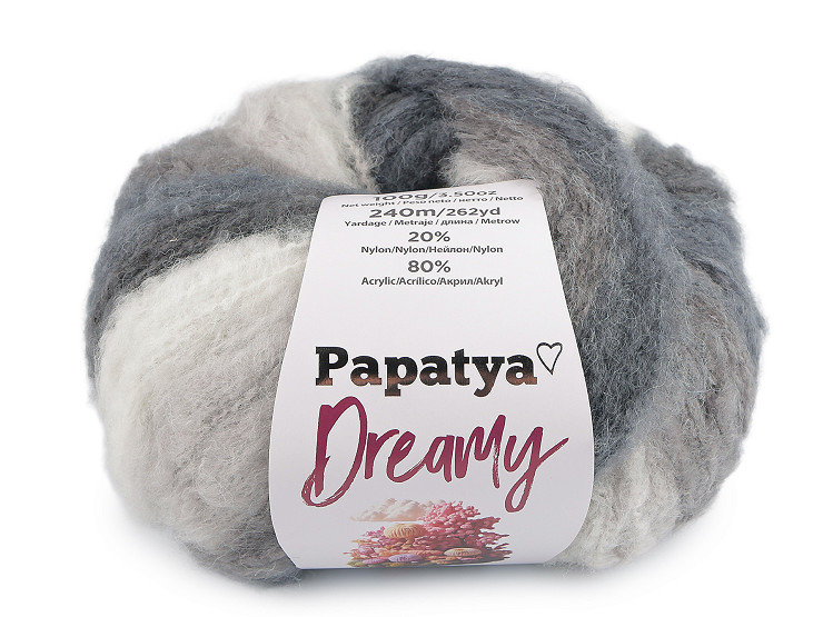Knitting yarn Papatya Dreamy 100 g