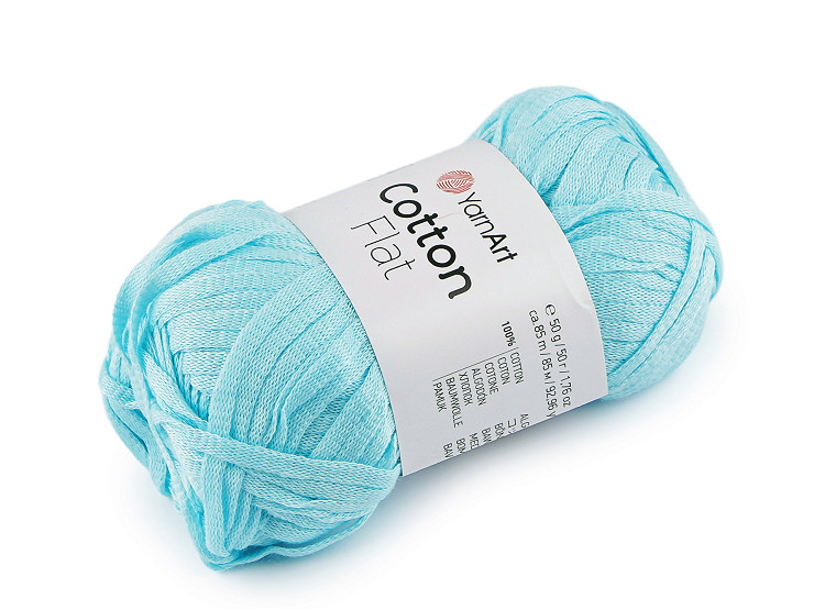 Bavlnená pletacia priadza Cotton Flat 50 g