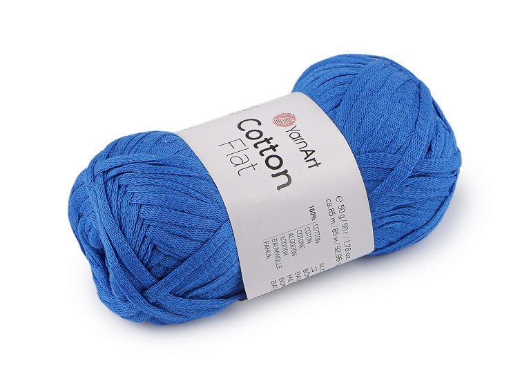 Bavlněná pletací příze Cotton Flat 50 g