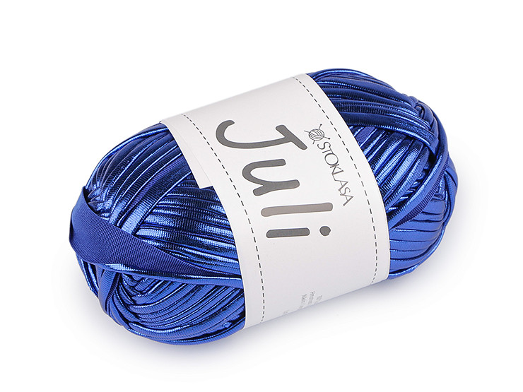 Pletací příze Juli metalická 100 g