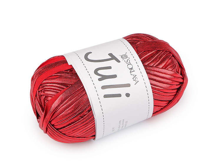 Pletací příze Juli metalická 100 g