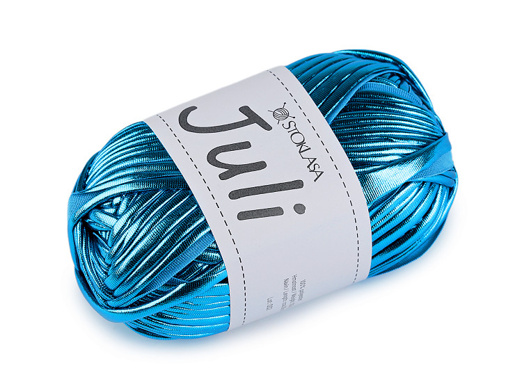 Pletací příze Juli metalická 100 g