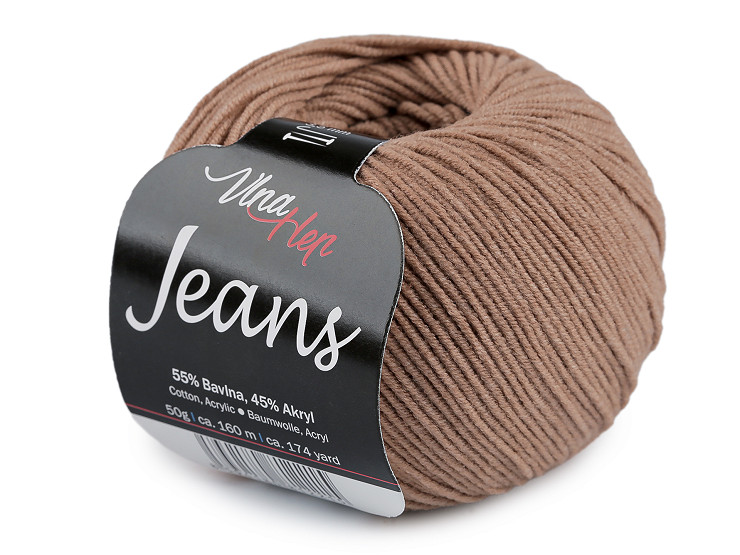 Pletací příze Jeans 50 g