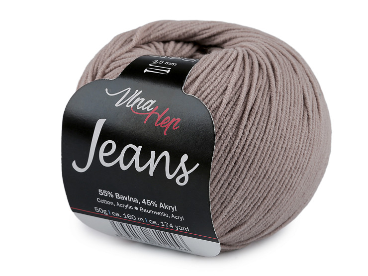 Pletací příze Jeans 50 g