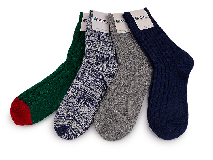 Vlnené ponožky mongolské unisex