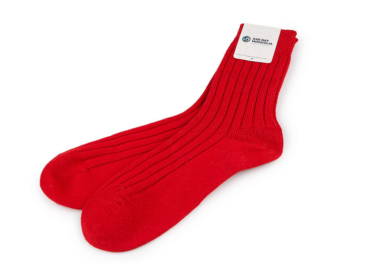 Монголски унисекс вълнени чорапи