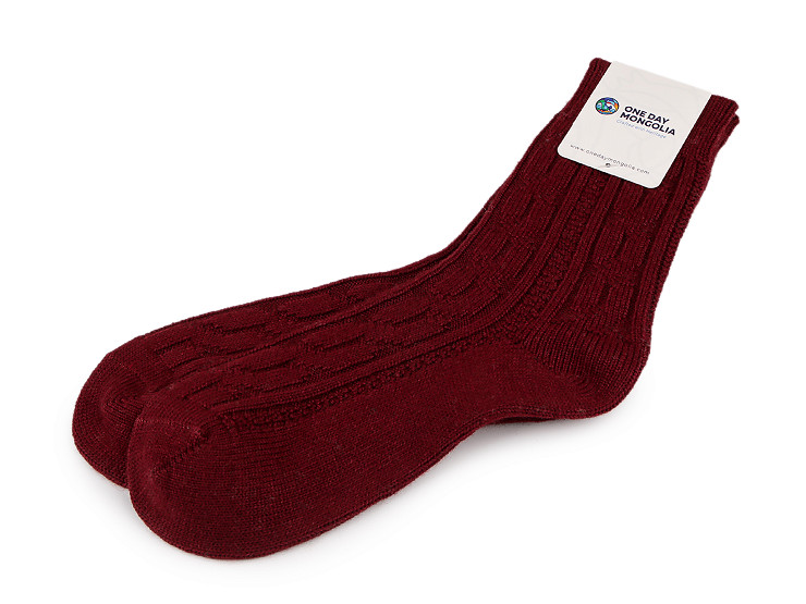 Vlnené ponožky mongolskej unisex